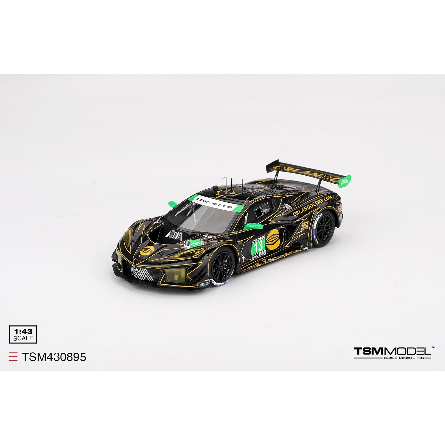 Modèle réduit Chevrolet Corvette Z06 Gt3.r N°3 Corvette Racing 24h Modèle réduit Chevrolet Corvette Z06 Gt3.r N°3 Corvette Racing 24h