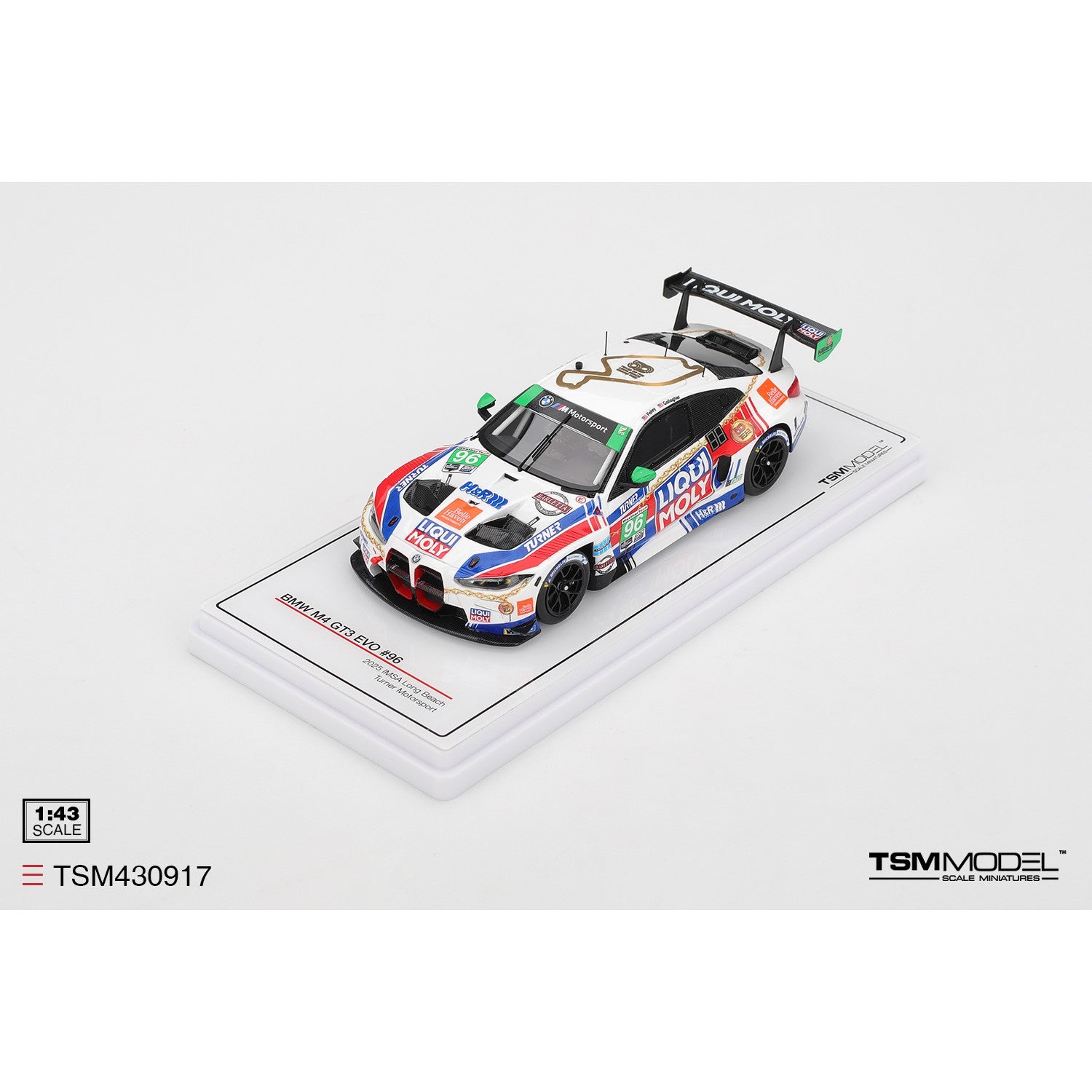 PRE-ORDER 1/43 BMW M4 GT3 EVO #96 2025 Long Beach