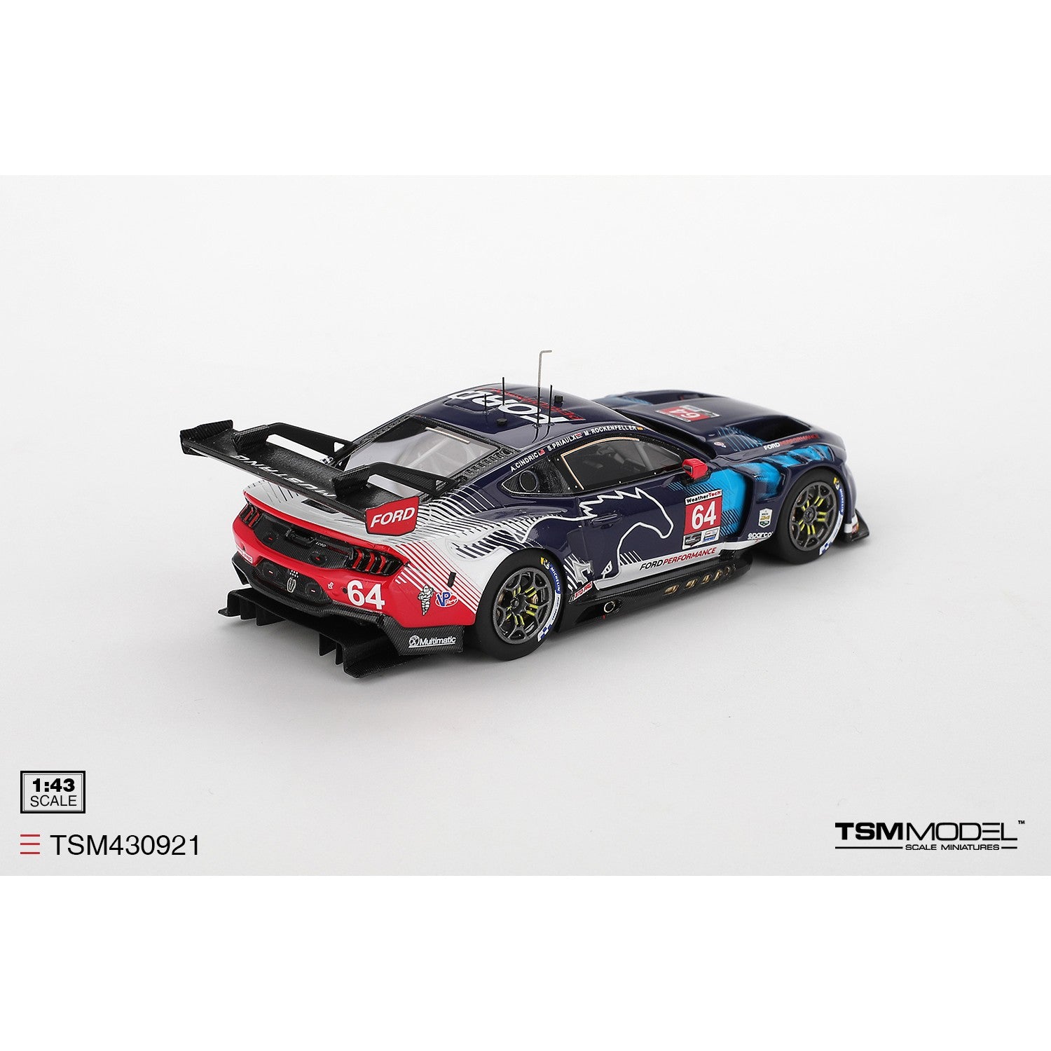 PRE-ORDER 1/43 Ford Mustang GT3 #64 2025 Daytona – Team IMSA