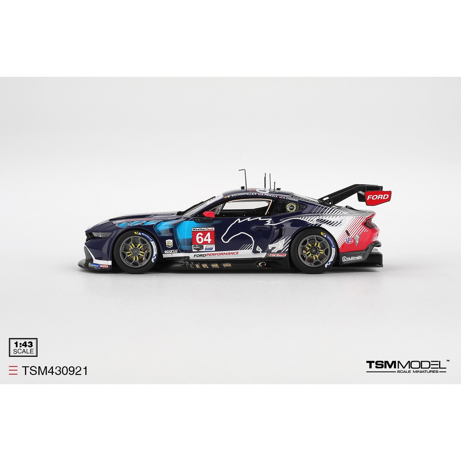 PRE-ORDER 1/43 Ford Mustang GT3 #64 2025 Daytona – Team IMSA