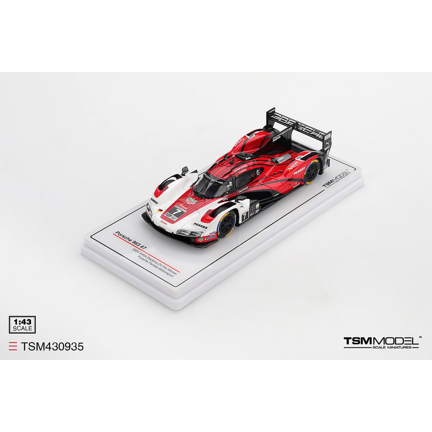 PRE-ORDER 1/43 Porsche 963 #7 2025 Daytona
