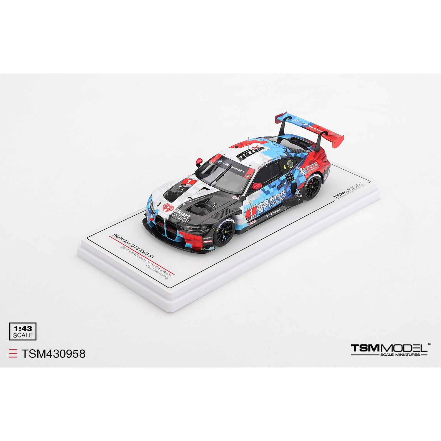 PRE-ORDER 1/43 BMW GT3 EVO #1 2026 Daytona