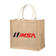 IMSA Woven Jute Tote Bag