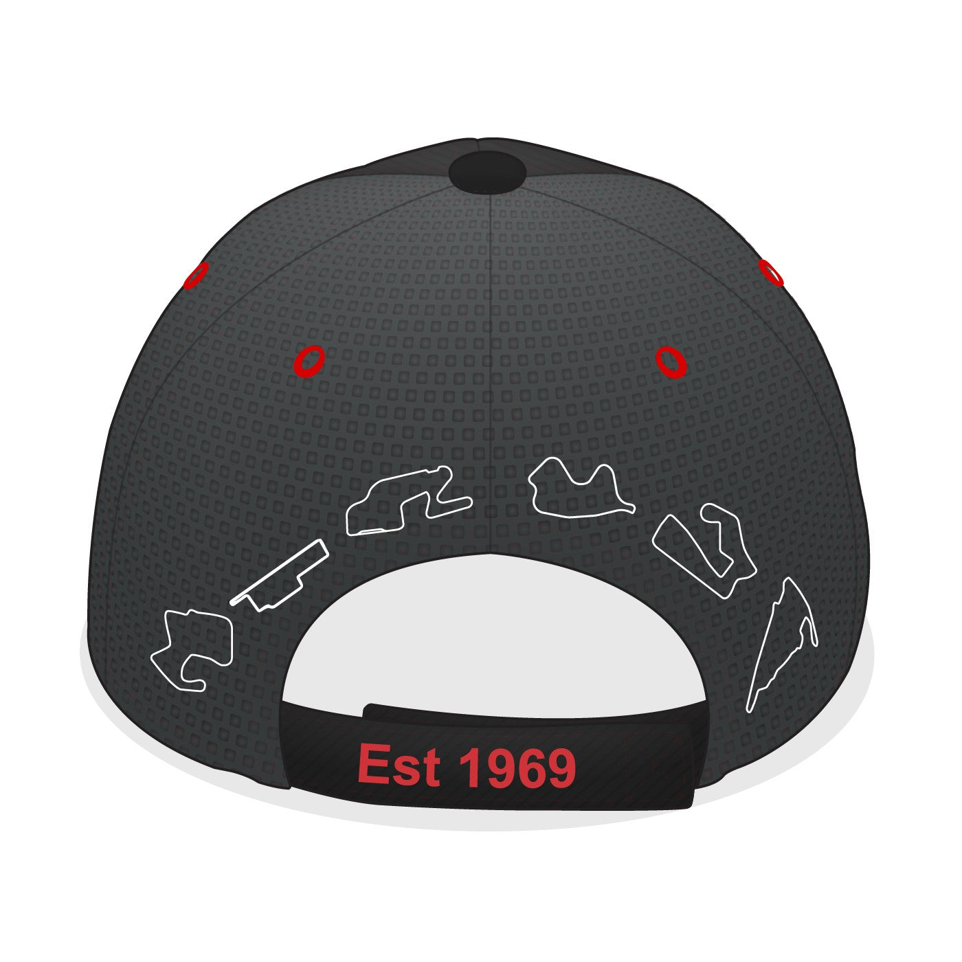 2026 IMSA Track Outline Hat - Black/Grey