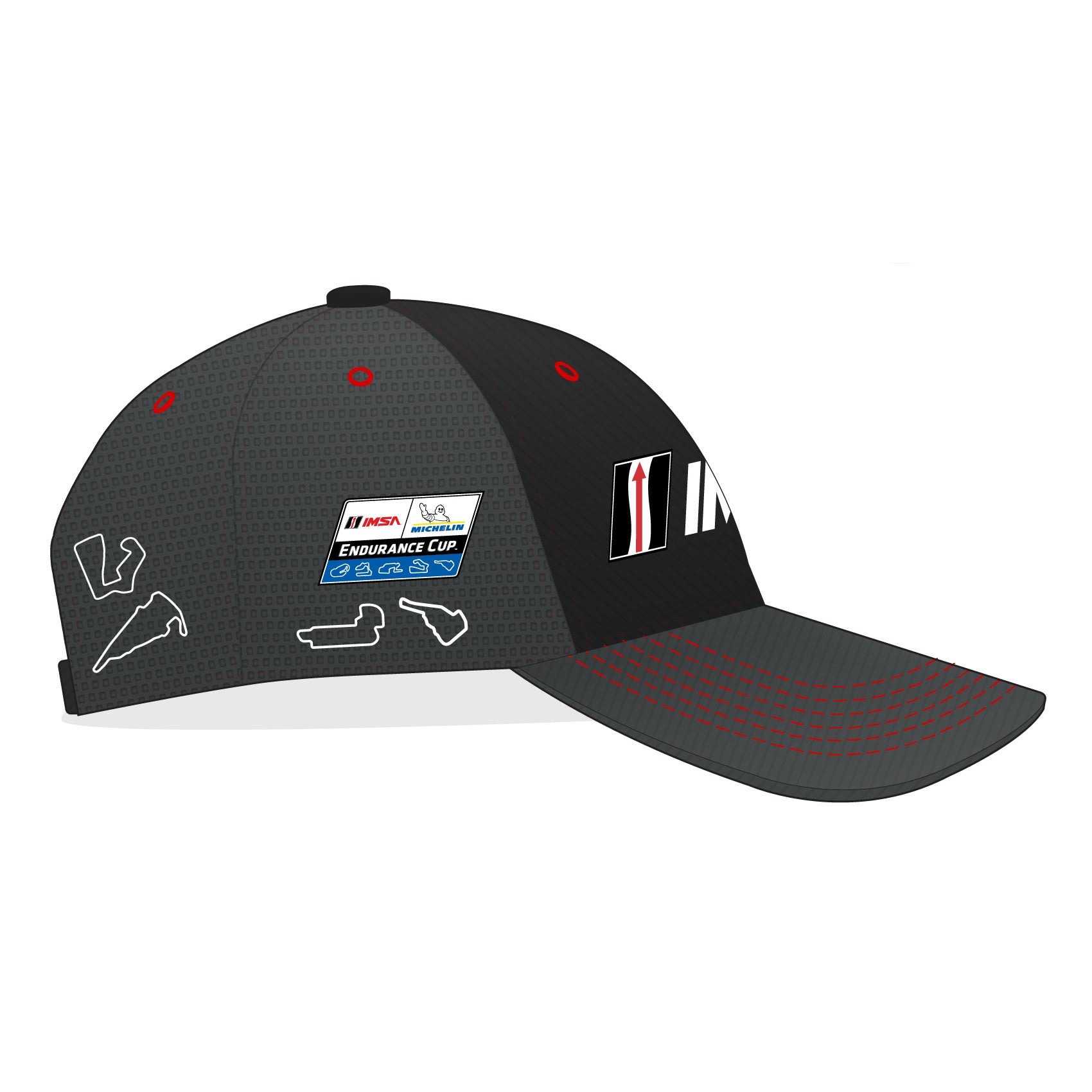 2026 IMSA Track Outline Hat - Black/Grey