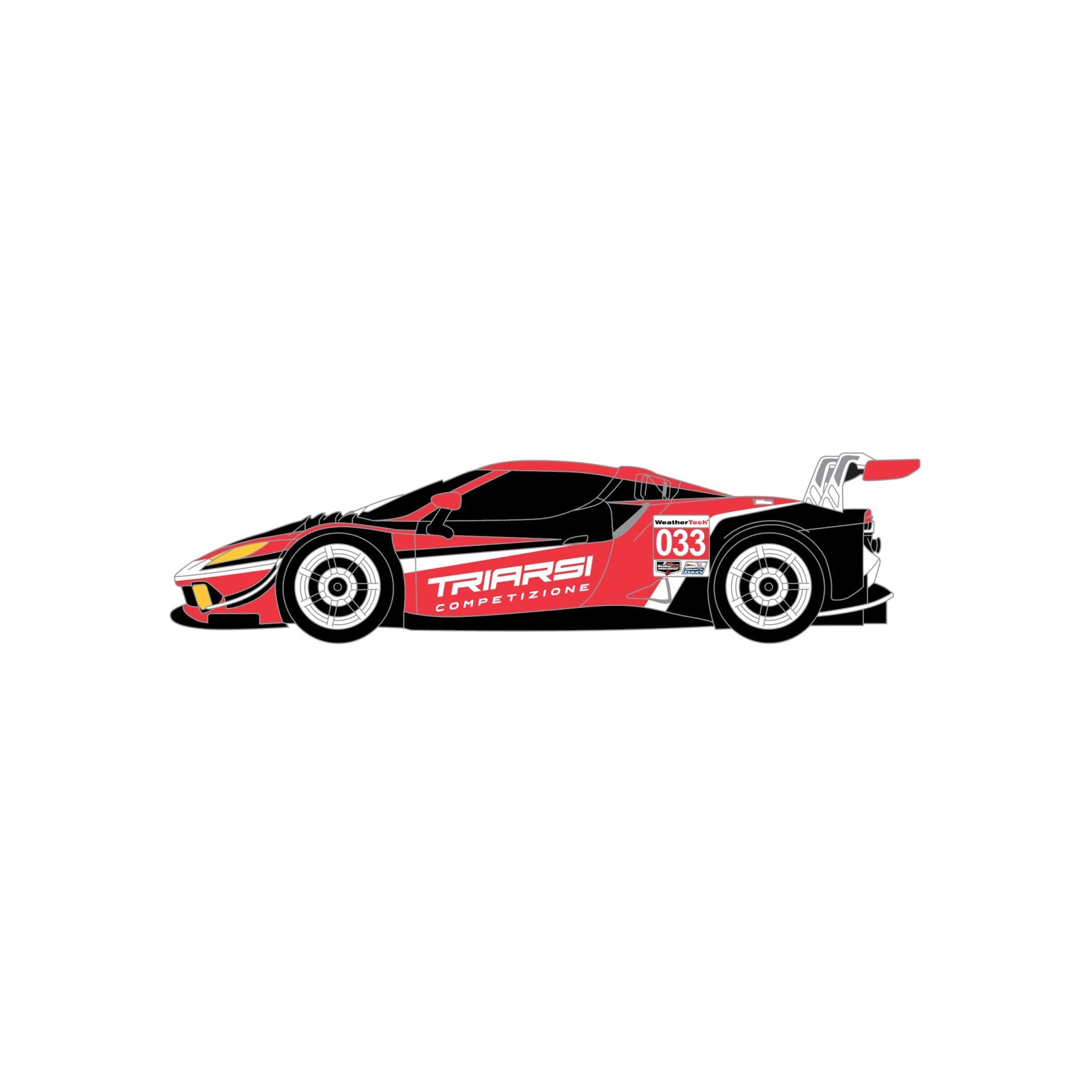 Triarsi Competizione Ferrari #033 Car Lapel Pin
