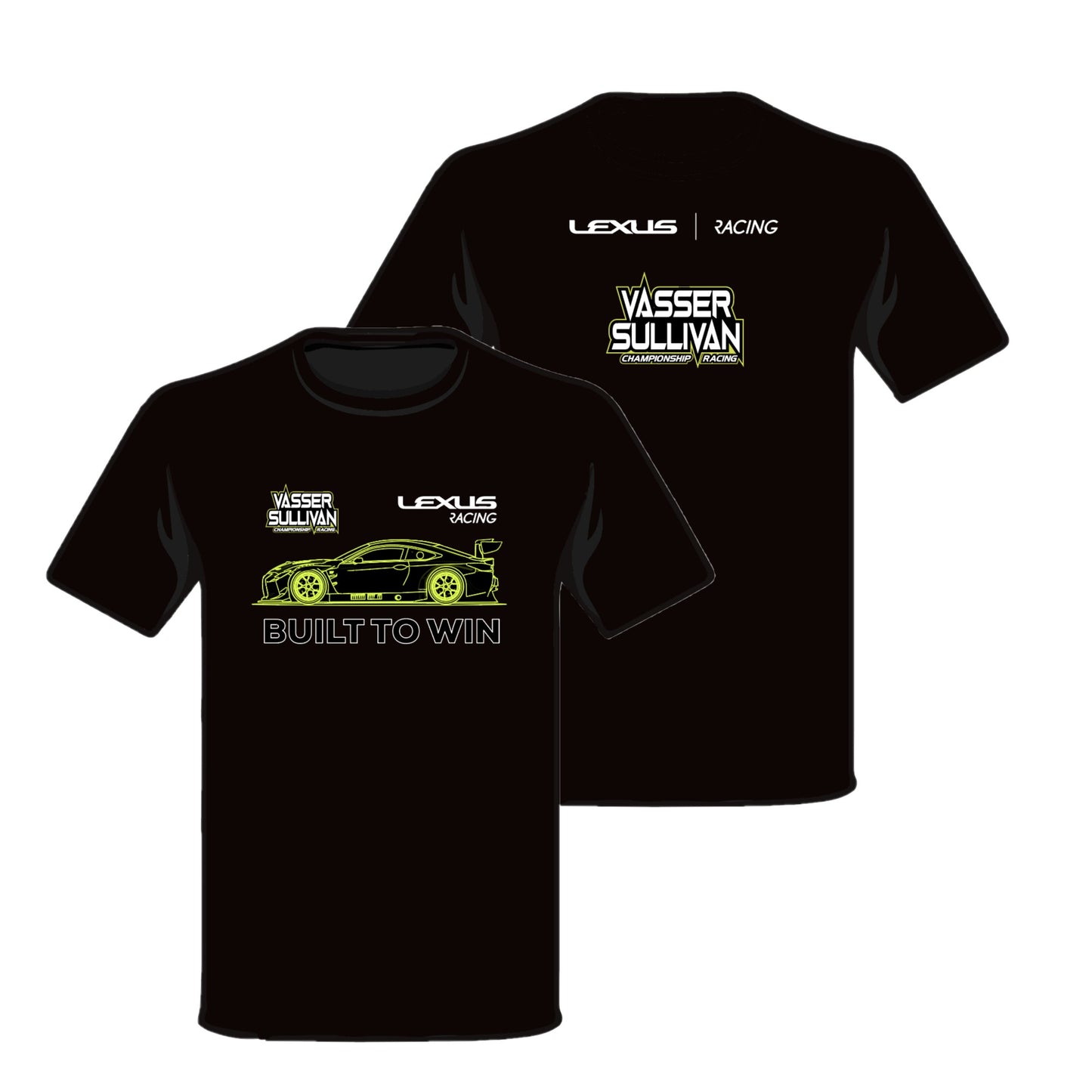 Vasser Sullivan "Built to Win" Tee - Black