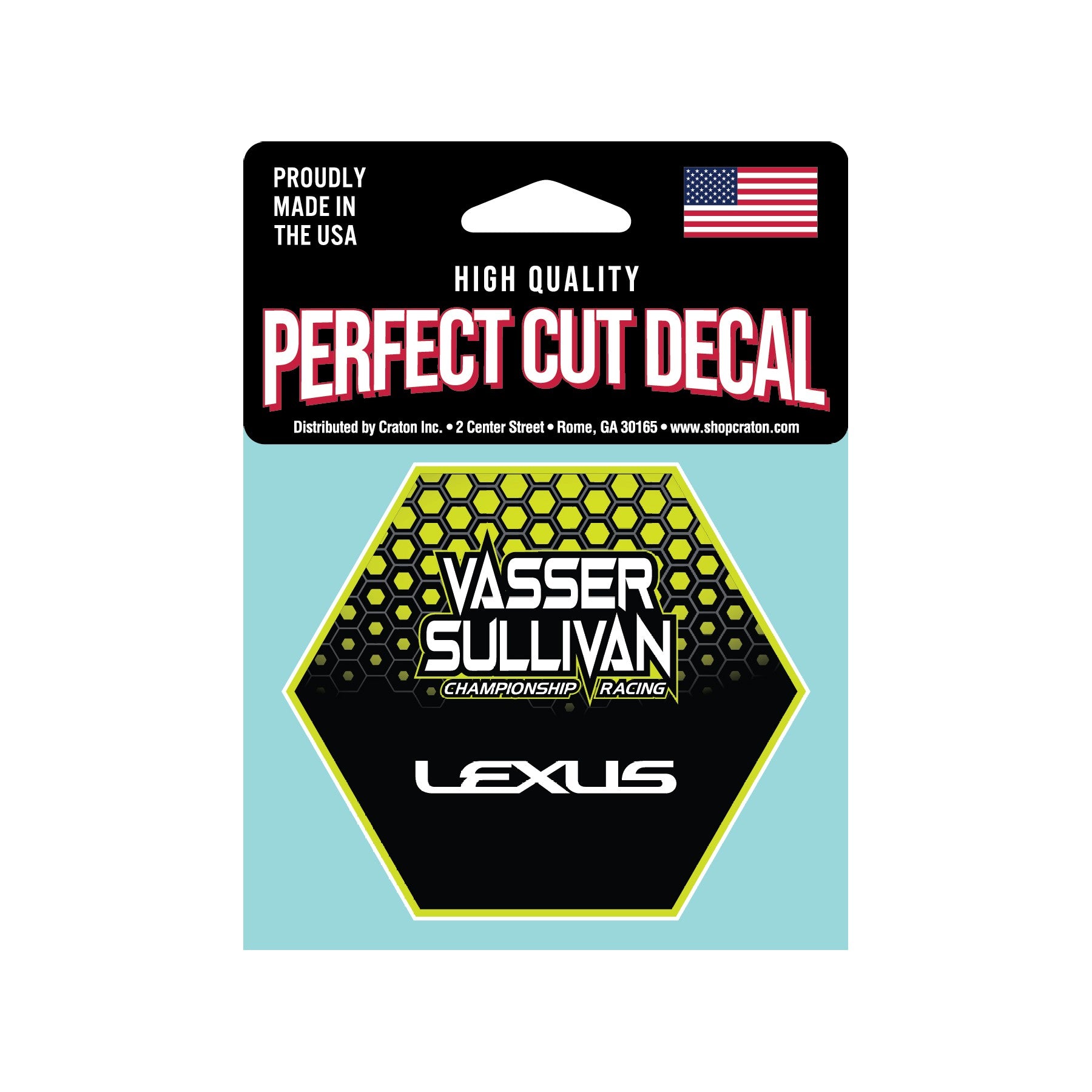 Vasser Sullivan Hex Decal