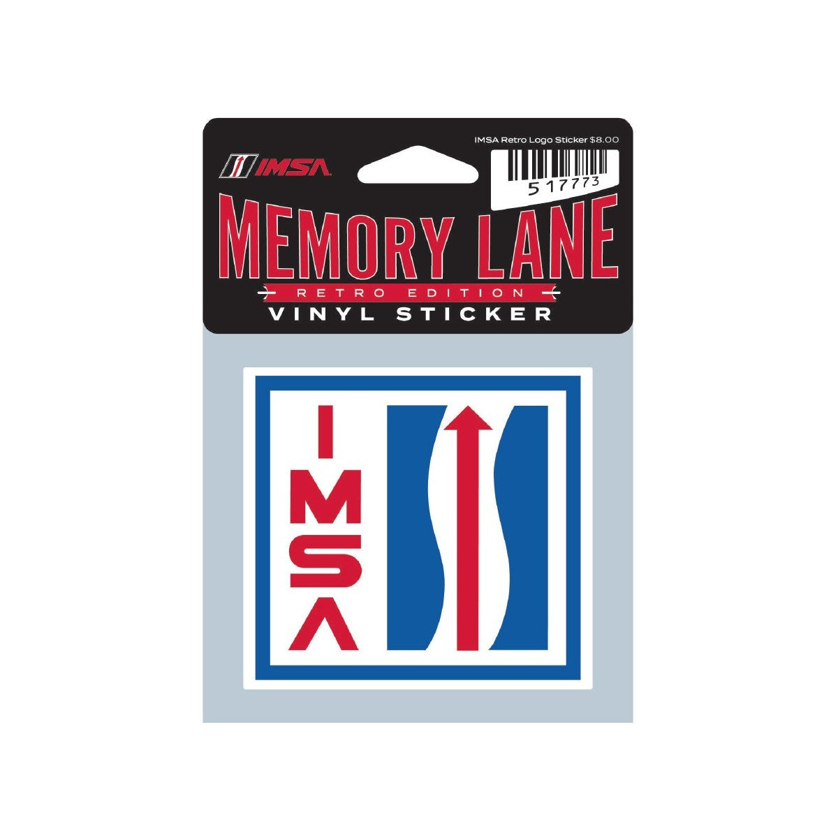 Imsa Sticker IMSA Vintage Logo Decal - Red,White,Blue – Team IMSA