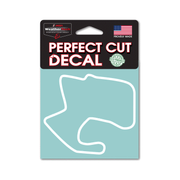 Weathertech Raceway Laguna Seca Track Outline White