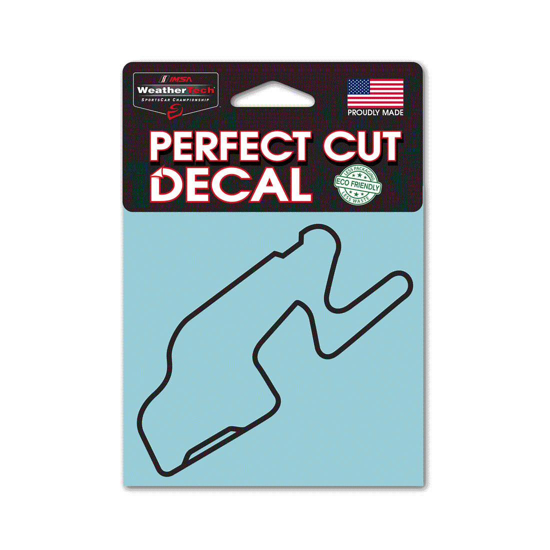 Watkins Glen International Track Outline Black