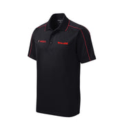Whelen Piped Polo - Black/Red