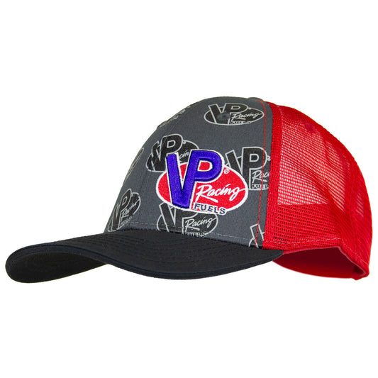 VP Racing Repeating Logo Hat - Black / Red