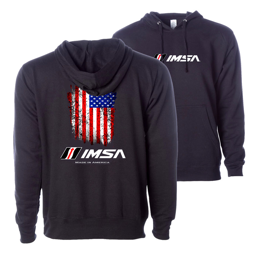 IMSA Made In America Flag Hoodie - Black