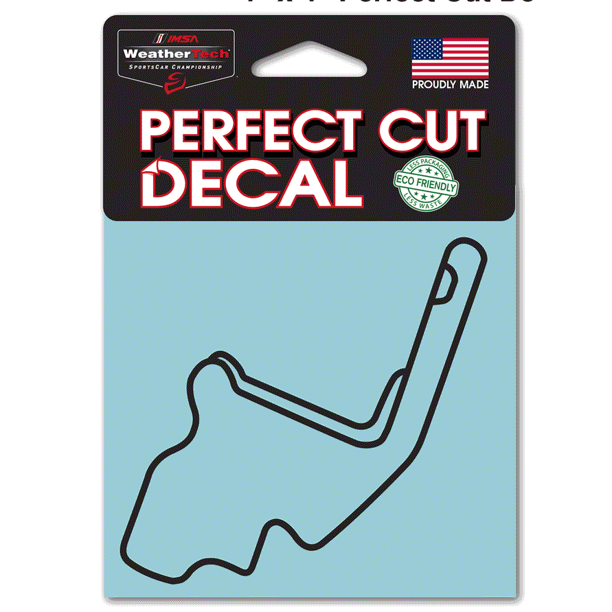 Mid Ohio Sports Car Course Track Outline Black