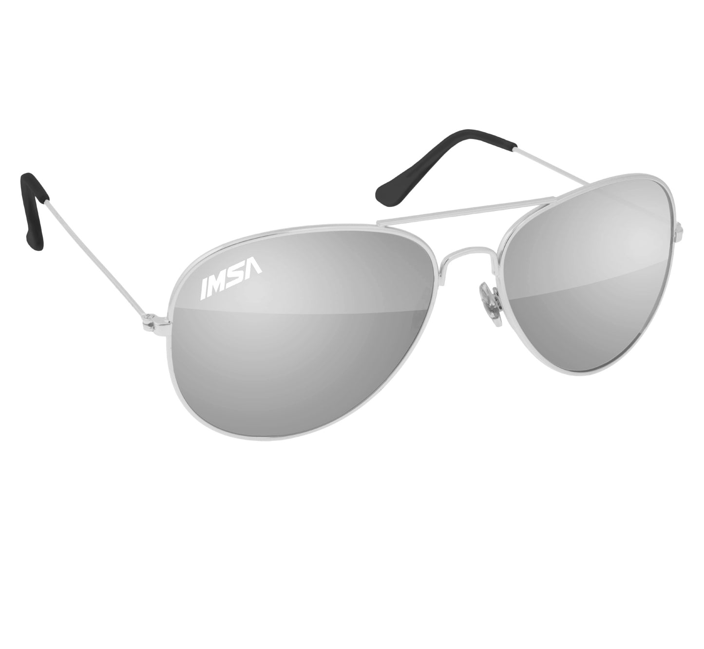 IMSA Aviator Sunglasses Silver/Black